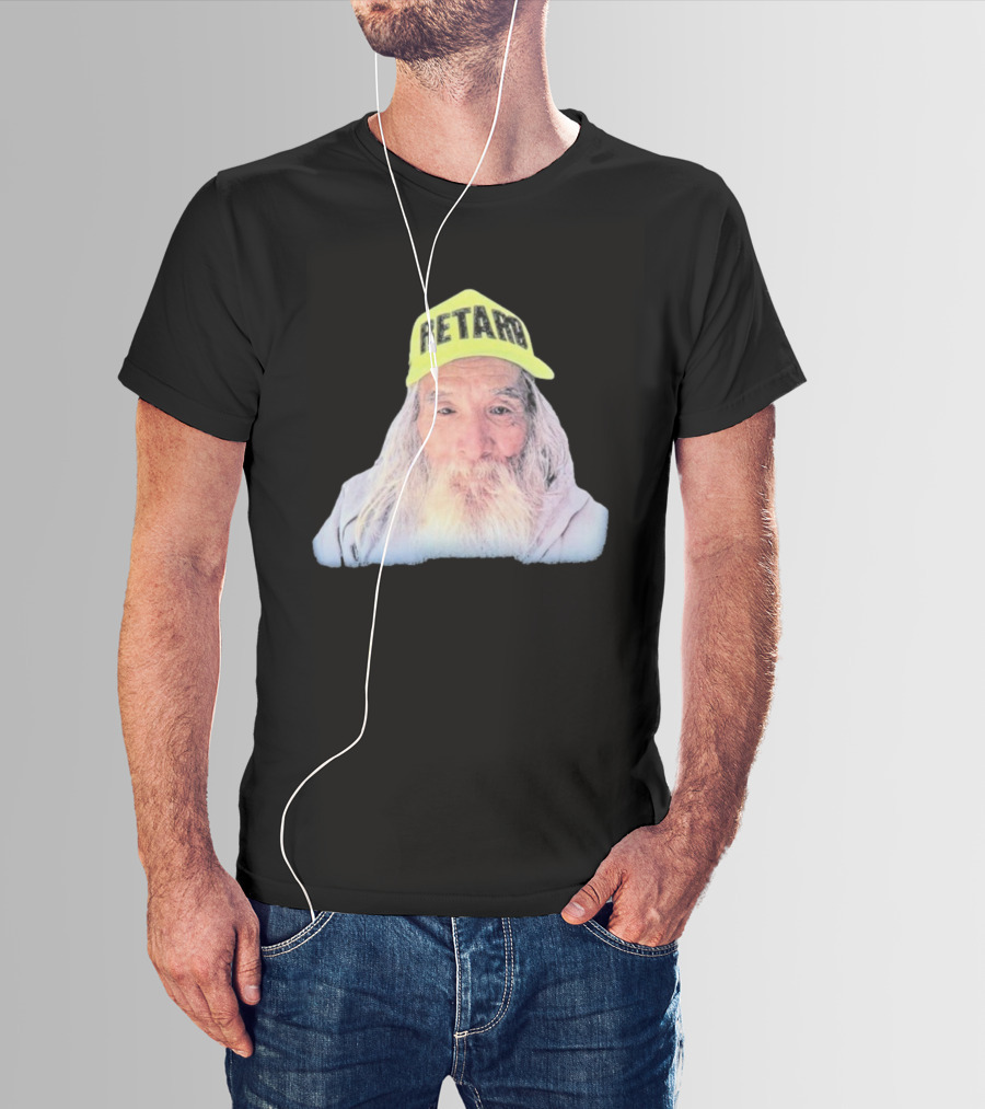 RETARD Fuji Parody Hat Old Man Iconic Style T-Shirt