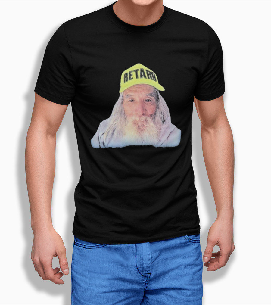 RETARD Fuji Parody Hat Old Man Iconic Style T-Shirt