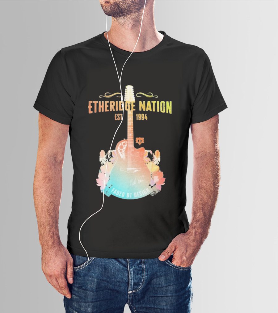 Etheridge Nation Est 1994 Faded By Design T-Shirt