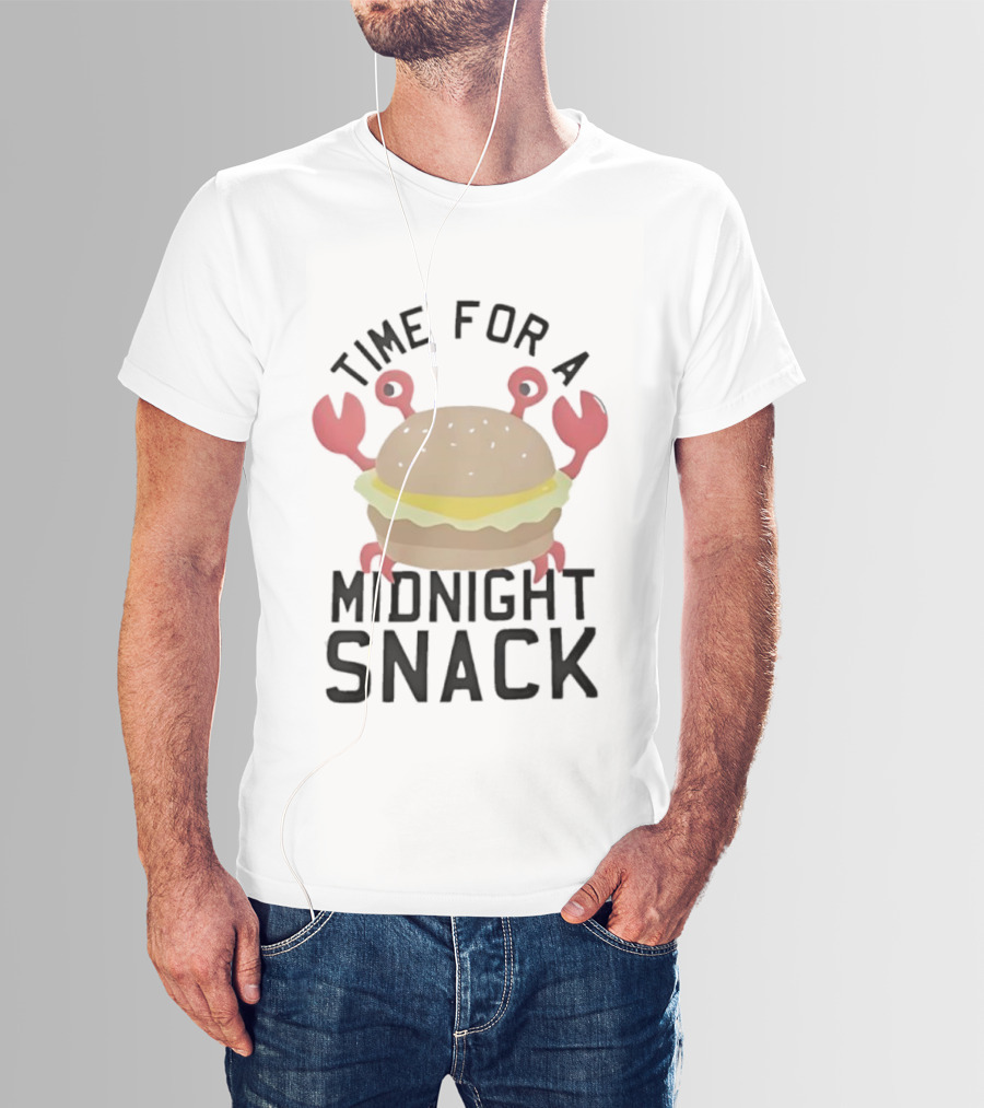 Time For A Midnight Snack Crab Burger T-Shirt