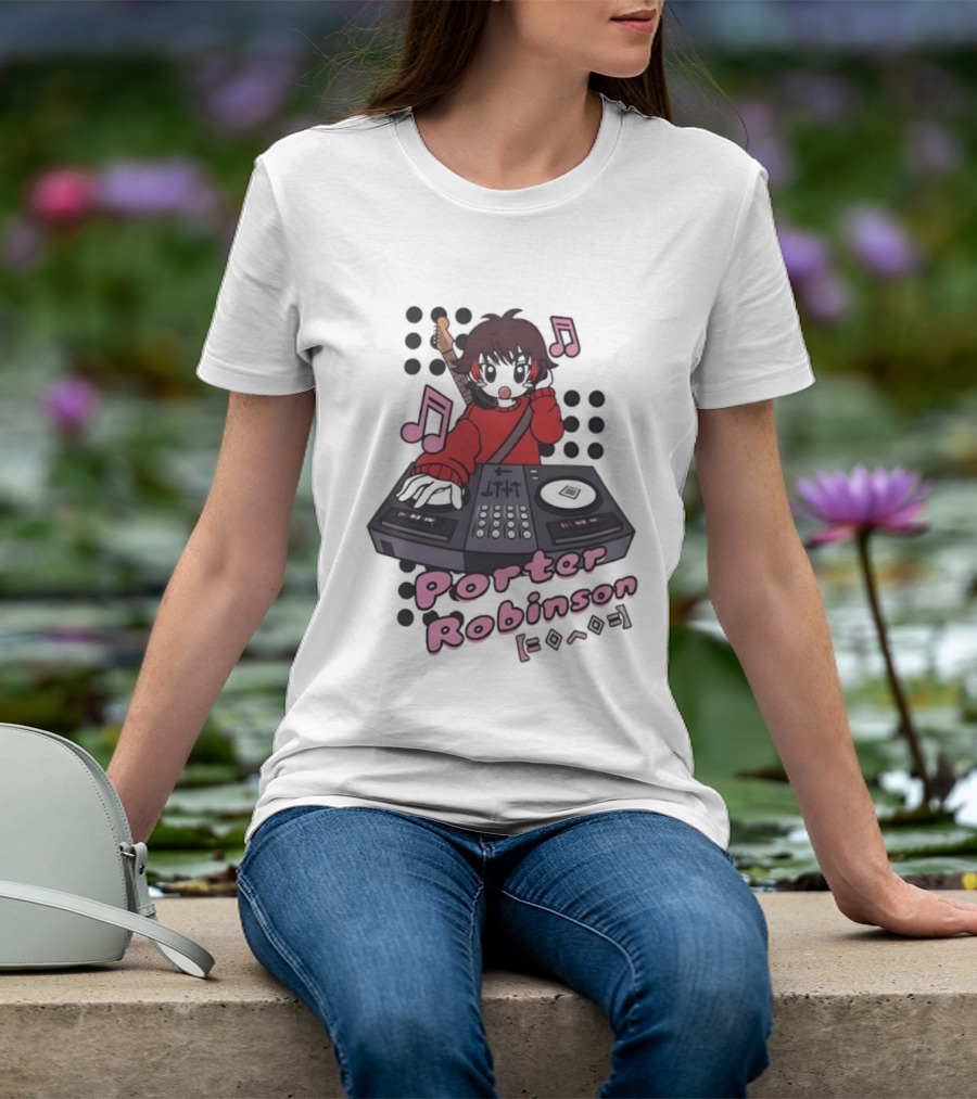 Porter Robinson DJ Anime Music Mixer T-Shirt