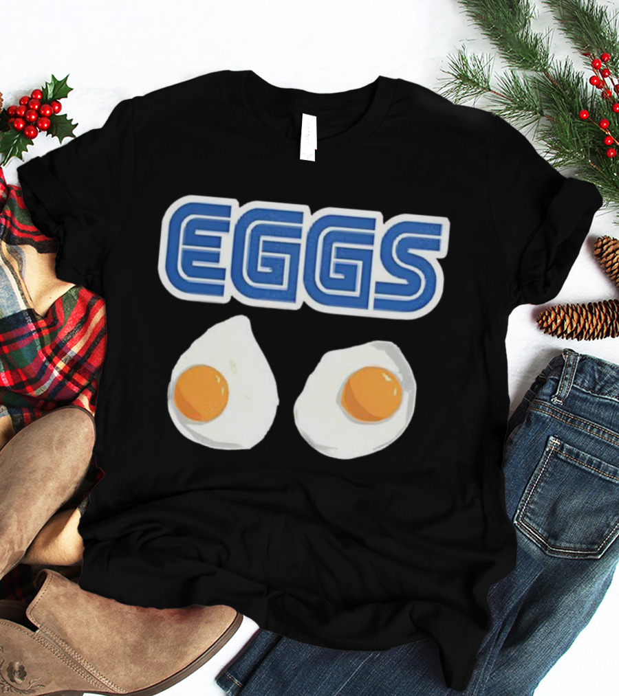EGGS Funny Two Fried Parody Tunic T-Shirt