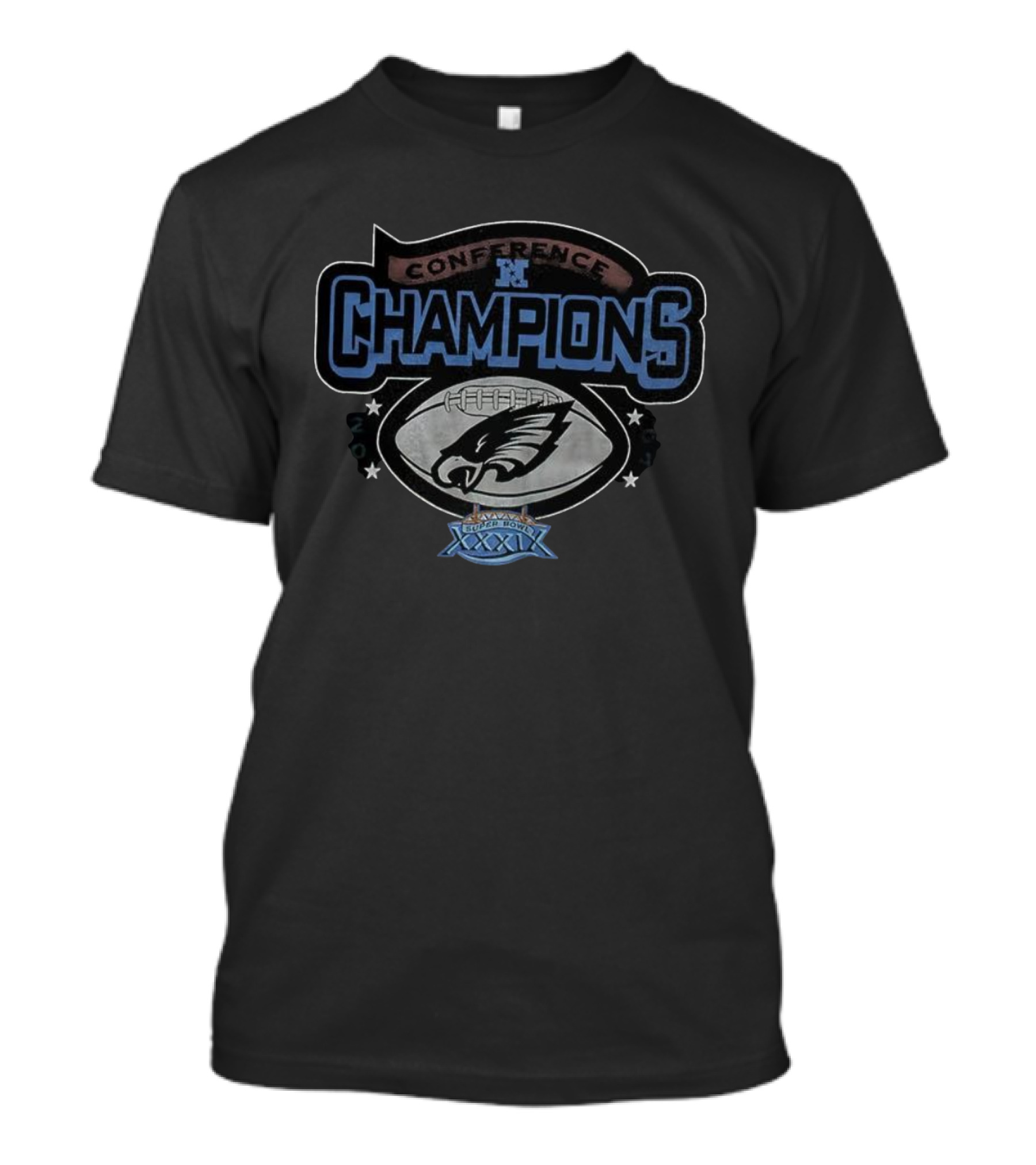 Philadelphia Eagles NFC Champions 2005 Vintage Super Bowl XXXIX T-Shirt