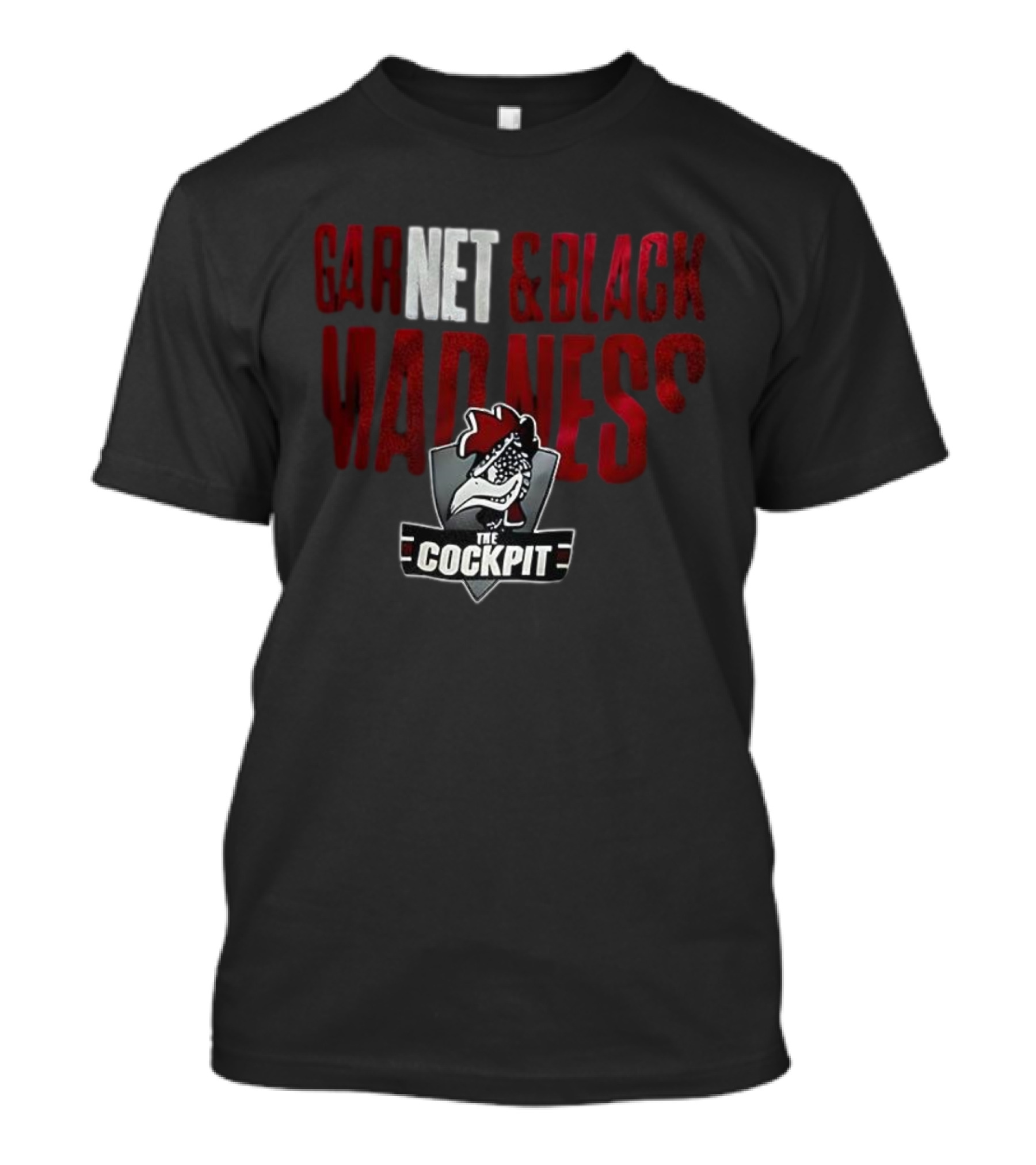 The Cockpit Garnet & Black Madness Logo T-Shirt