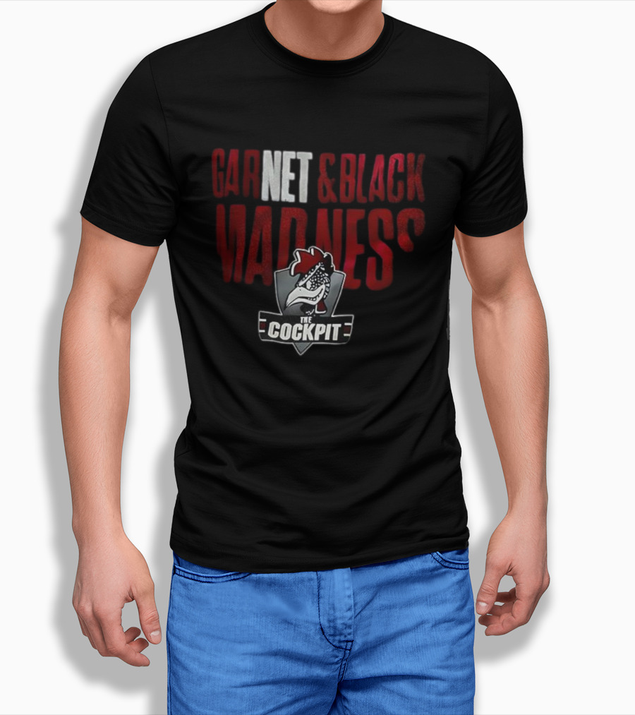 The Cockpit Garnet & Black Madness Logo T-Shirt