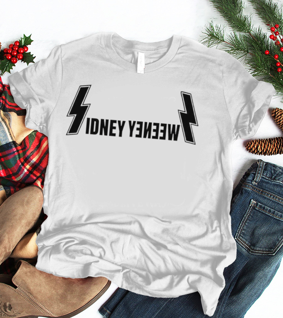 Sidney Sweeney Lightning Bolt Symbols T-Shirt