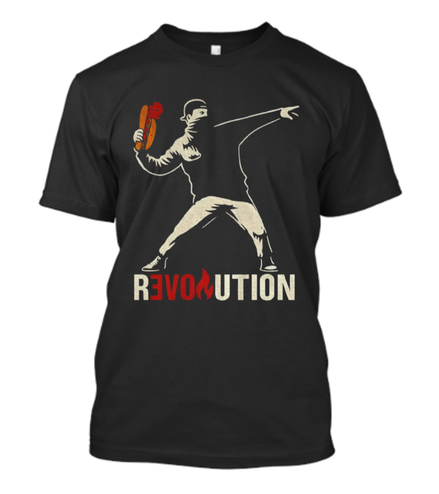 Revolution Sandwich Throwing Guy Washington DC Free Revolution T-Shirt