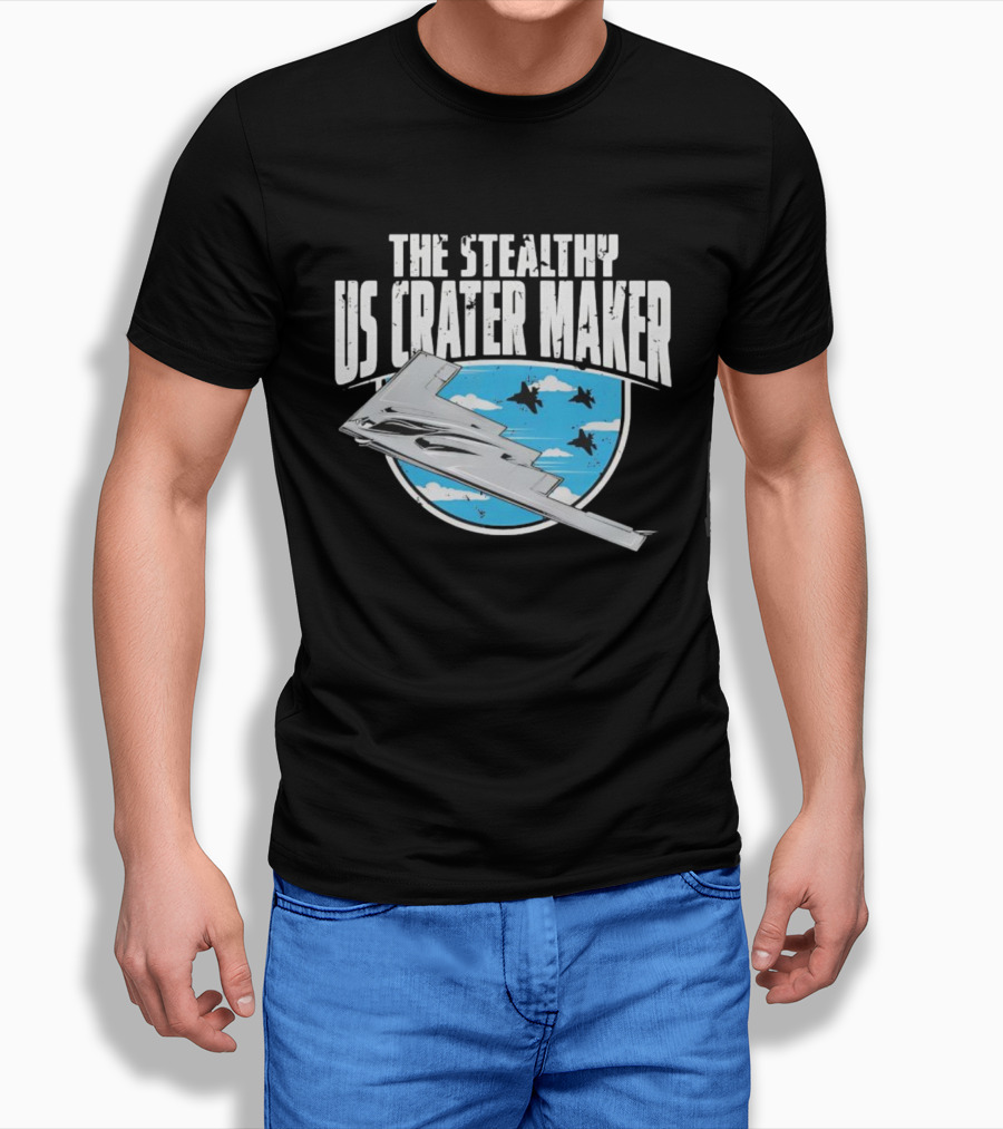 The Stealthy US Crater Maker Fighter Jets Sky Scene T-Shirt