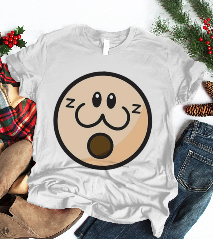 Haminations Sleepy Face Expression ZZZ Cute Cartoon Head T-Shirt