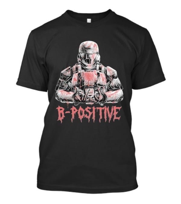 Halo Wars B Positive Spartan Armor Blood Theme T-Shirt