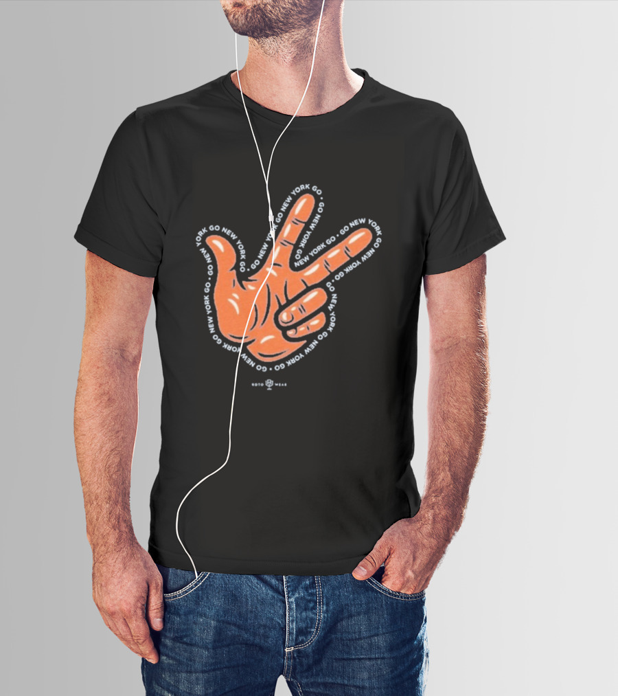 New York Knicks Go 3PT Hand Gesture Celly T-Shirt