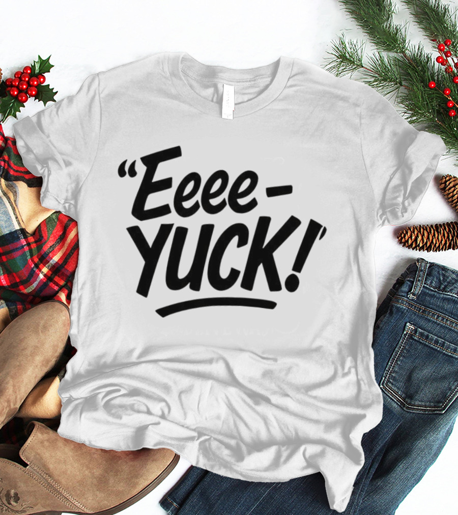 Eeee-Yuck Phrase Vintage Comic Style T-Shirt