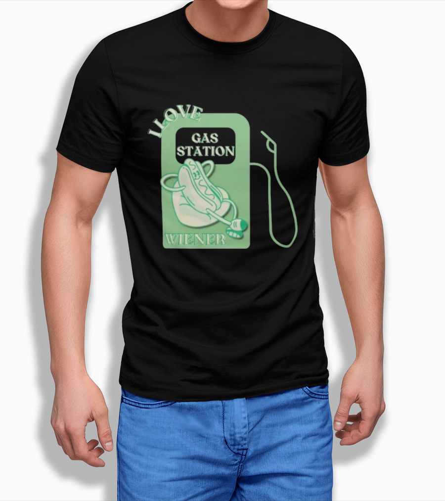 I Love Gas Station Wiener AlexNorimaki T-Shirt