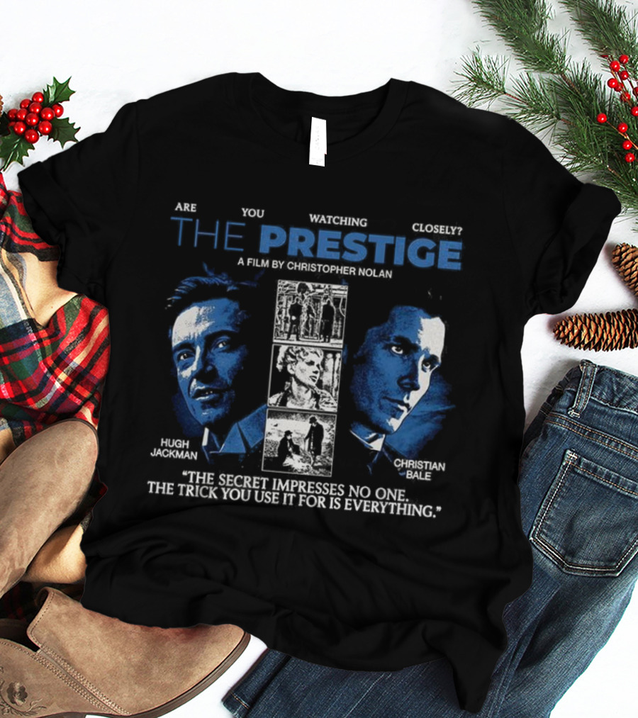 The Prestige 2006 Retro The Secret Impresses No One T-Shirt