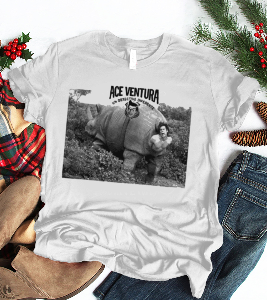 Ace Ventura Un Detective Diferente Rhino Escape Scene T-Shirt