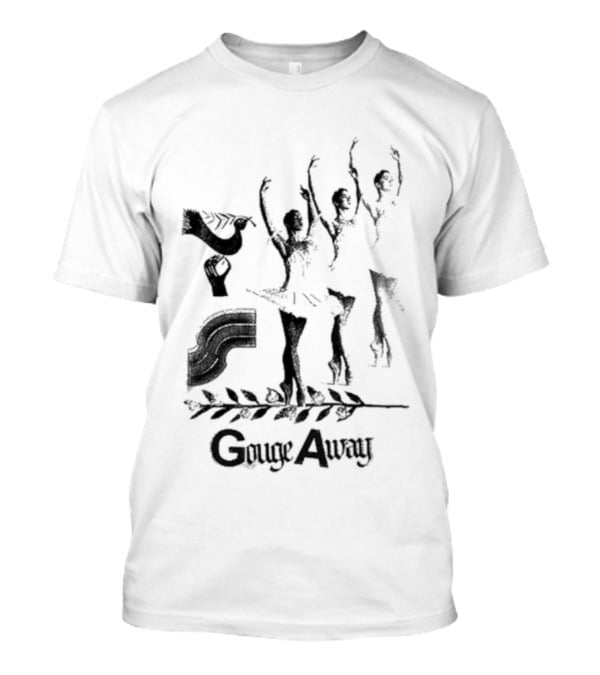 Gouge Away Dance Ballerinas Black Silhouette T-Shirt