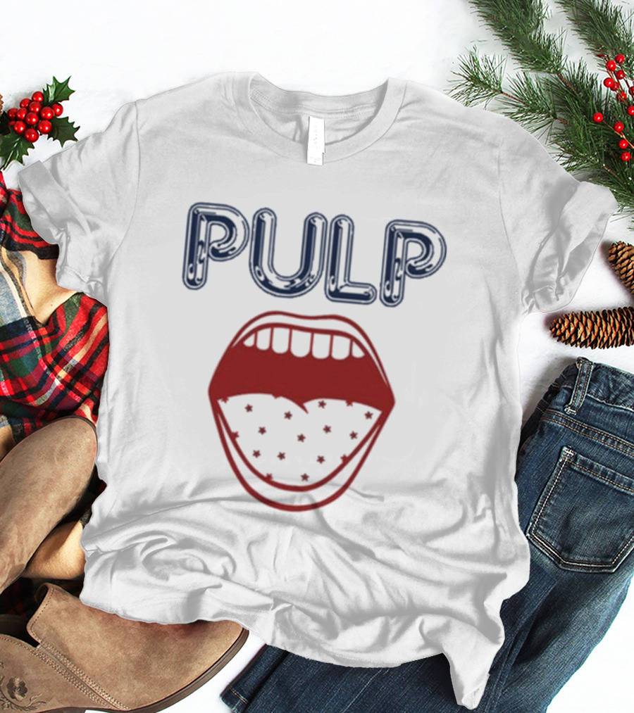 Pulp Us Tour Big Mouth Stars Logo T-Shirt