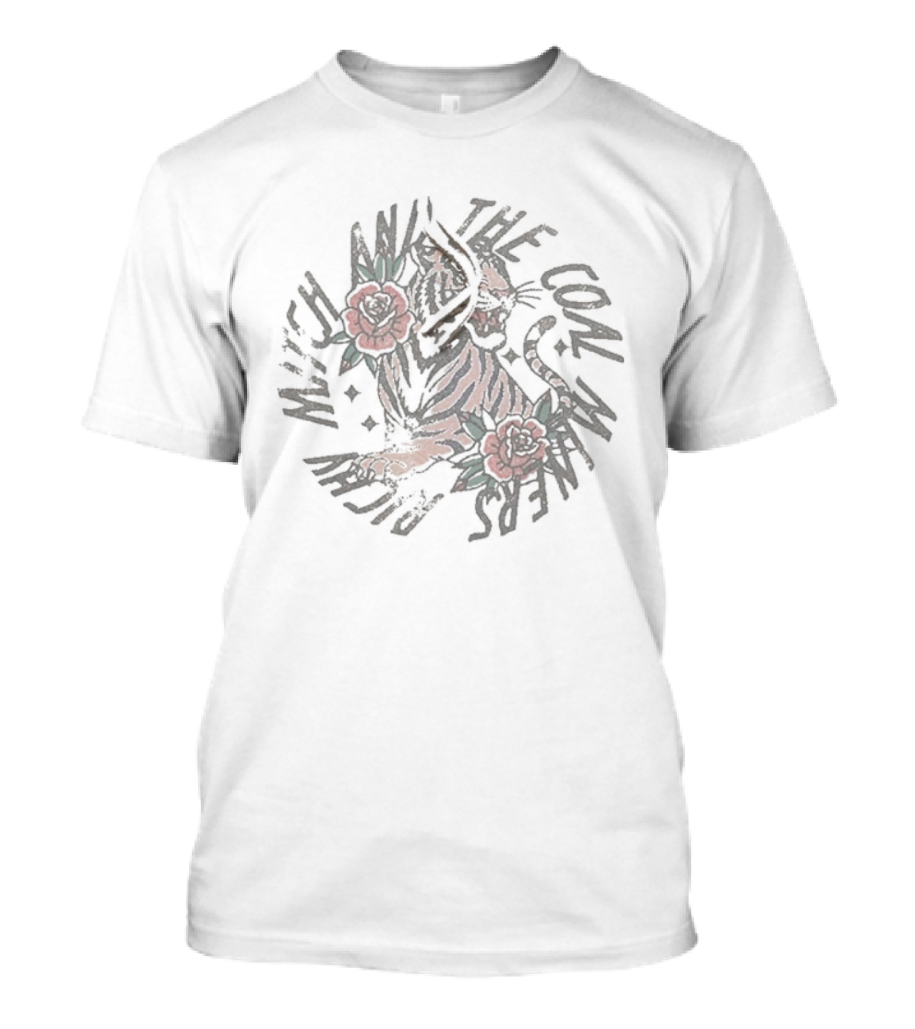 Richy Mitch And The Coal Miners Tiger Roses T-Shirt