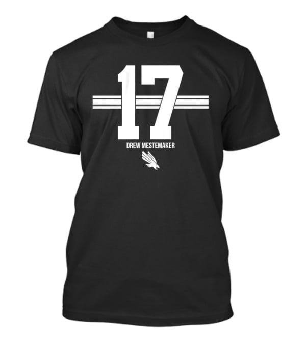Drew Mestemaker North Texas Mean Green Football Number 17 T-Shirt