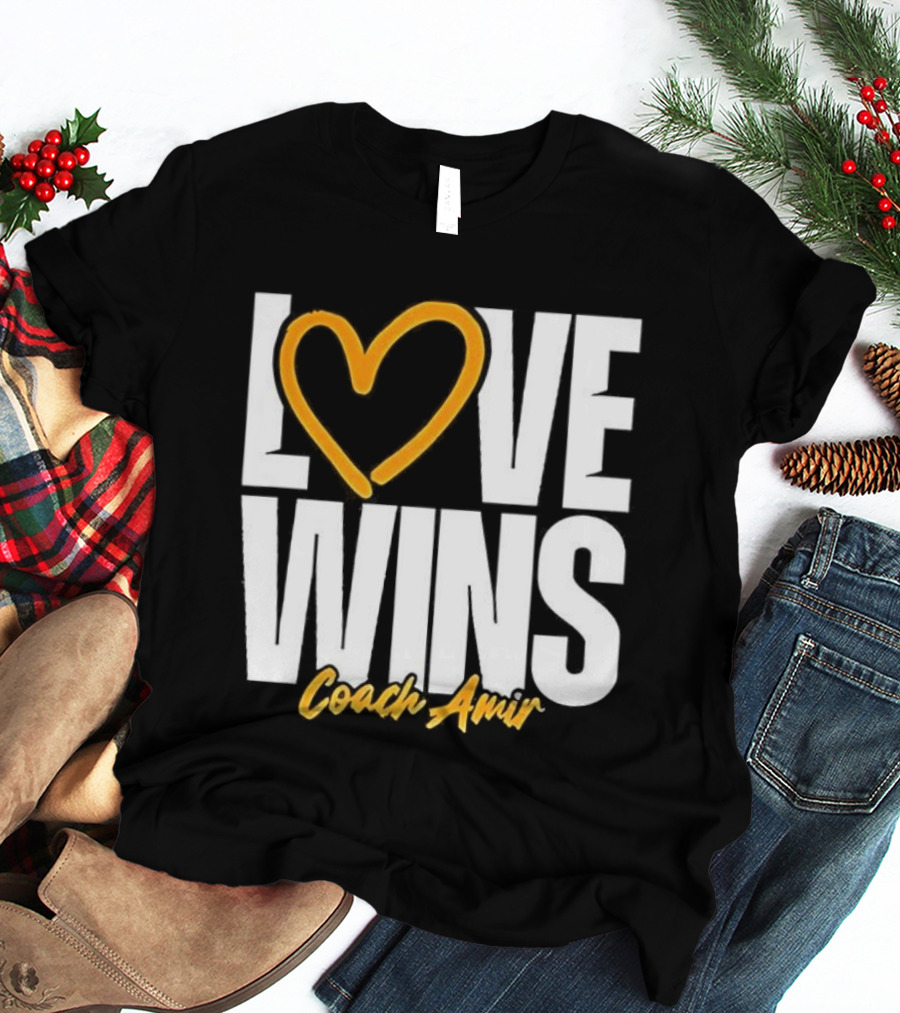 Kennesaw State Owls Love Wins Coach Amir Logo T-Shirt