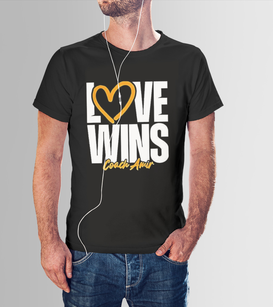 Kennesaw State Owls Love Wins Coach Amir Logo T-Shirt