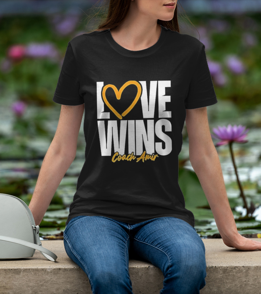 Kennesaw State Owls Love Wins Coach Amir Logo T-Shirt