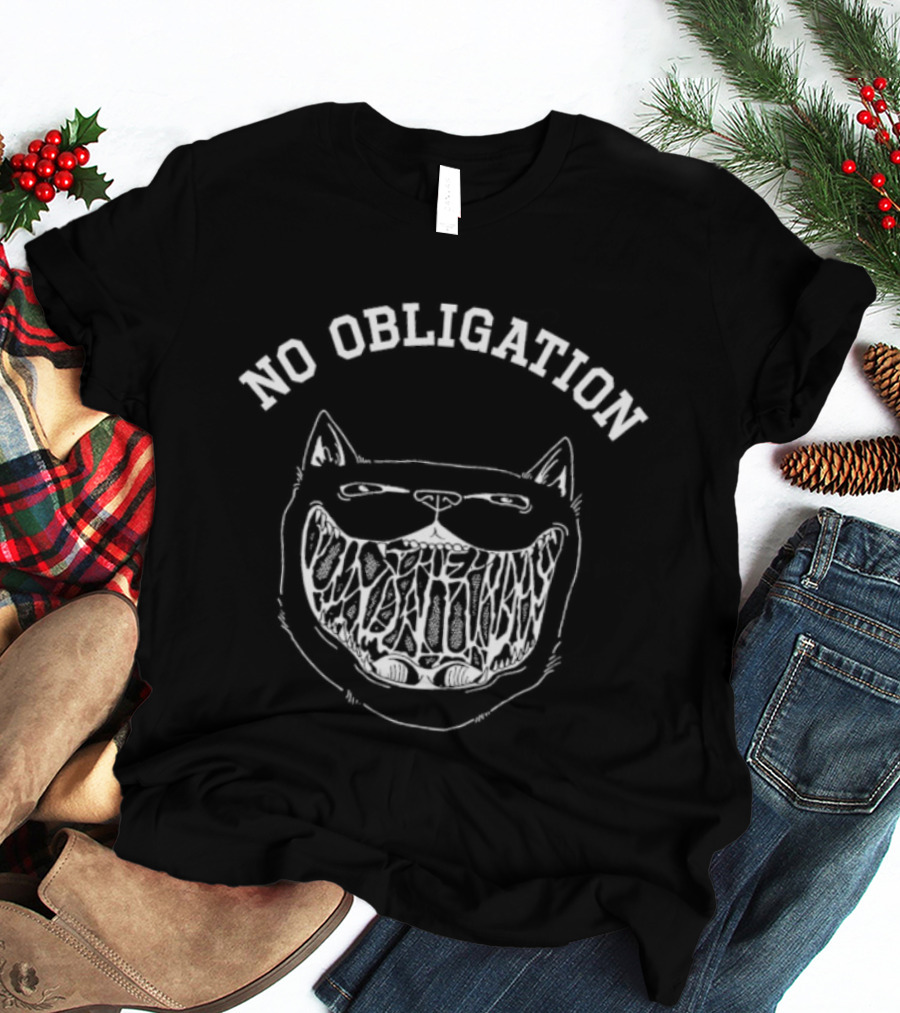 The Linda Lindas No Obligation Smiling Cat Drawing T-Shirt
