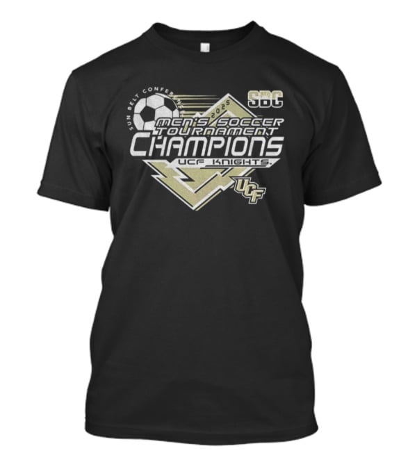 Sun Belt Conference Men’s Soccer Tournament Champions UCF Knights 2025 T-Shirt