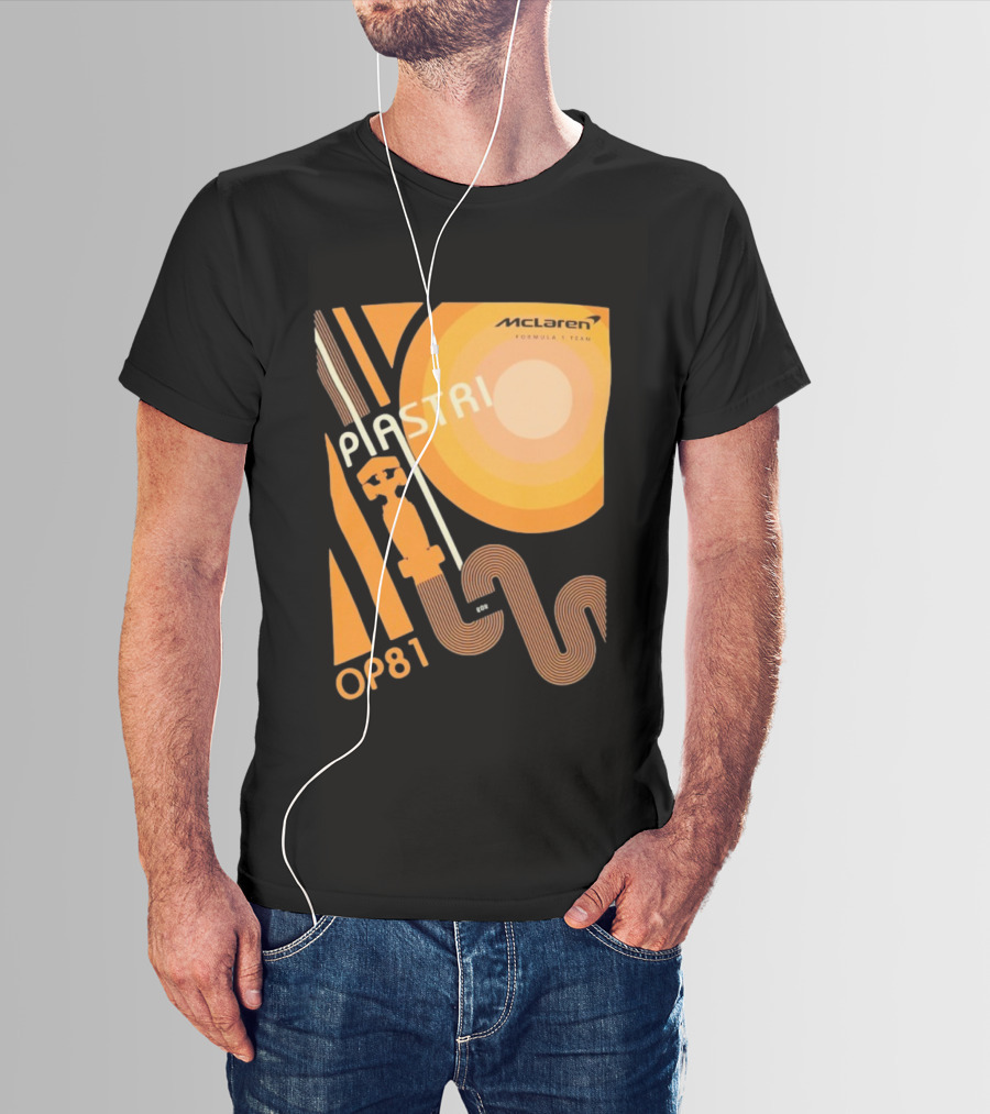 McLaren Formula 1 Team Piastri OP81 Retro Racing T-Shirt