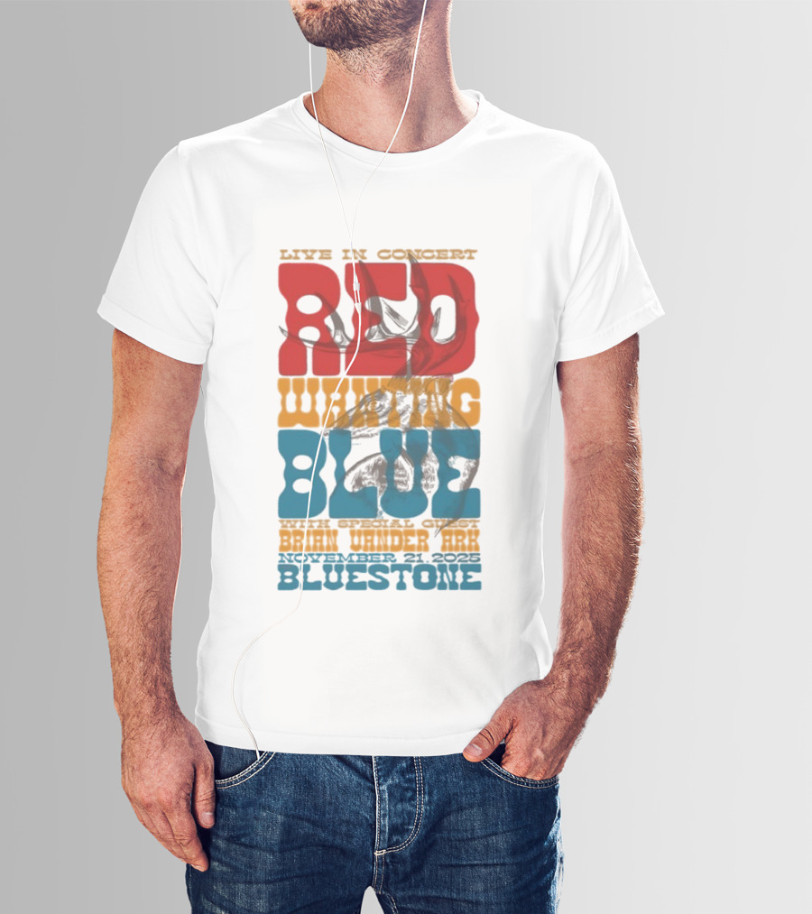 Live In Concert Red Wanting Blue Bluestone Columbus OH November 21 2025 Deer T-Shirt