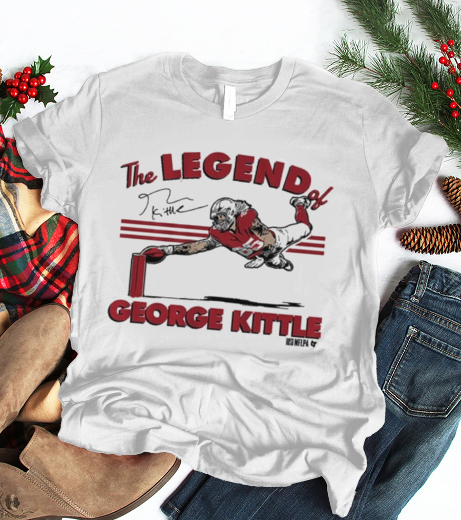The Legend Of George Kittle Football Dive T-Shirt