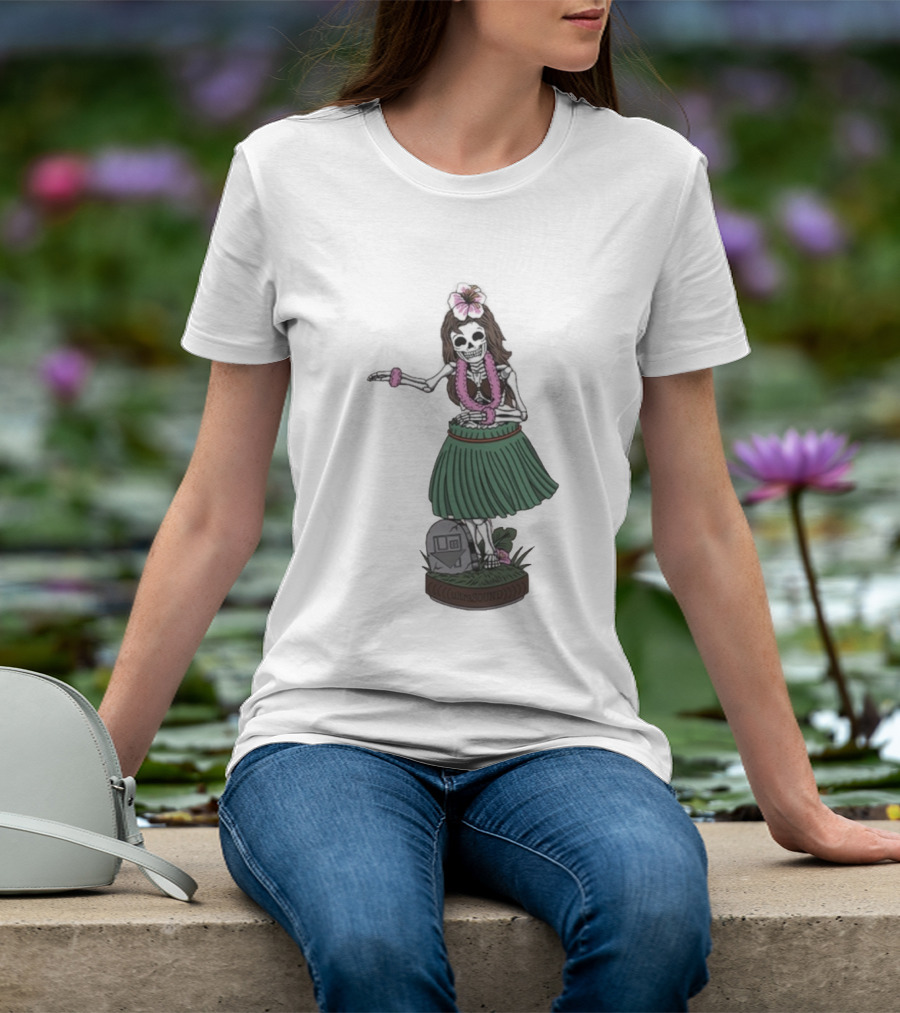 The Neighbourhood UltraSOUND Hula Skeleton Girl T-Shirt