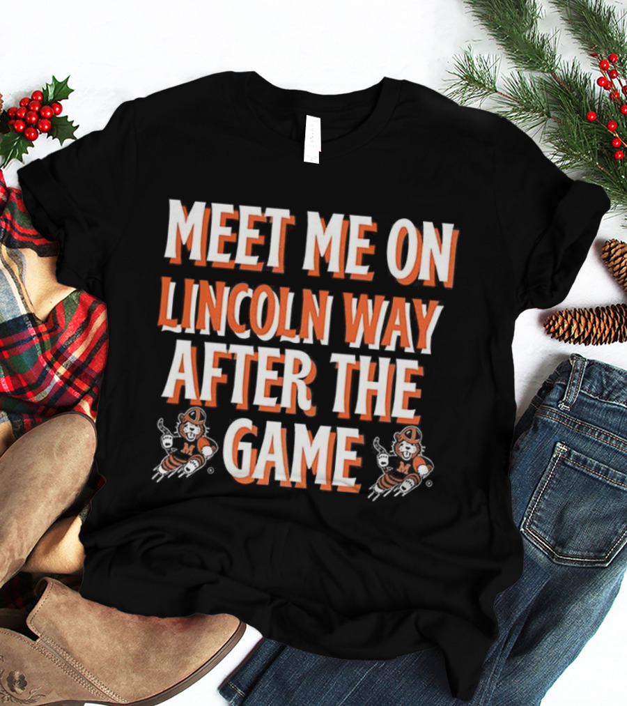 Massillon Tigers Football Meet Me On Lincoln Way After The Game T-Shirt