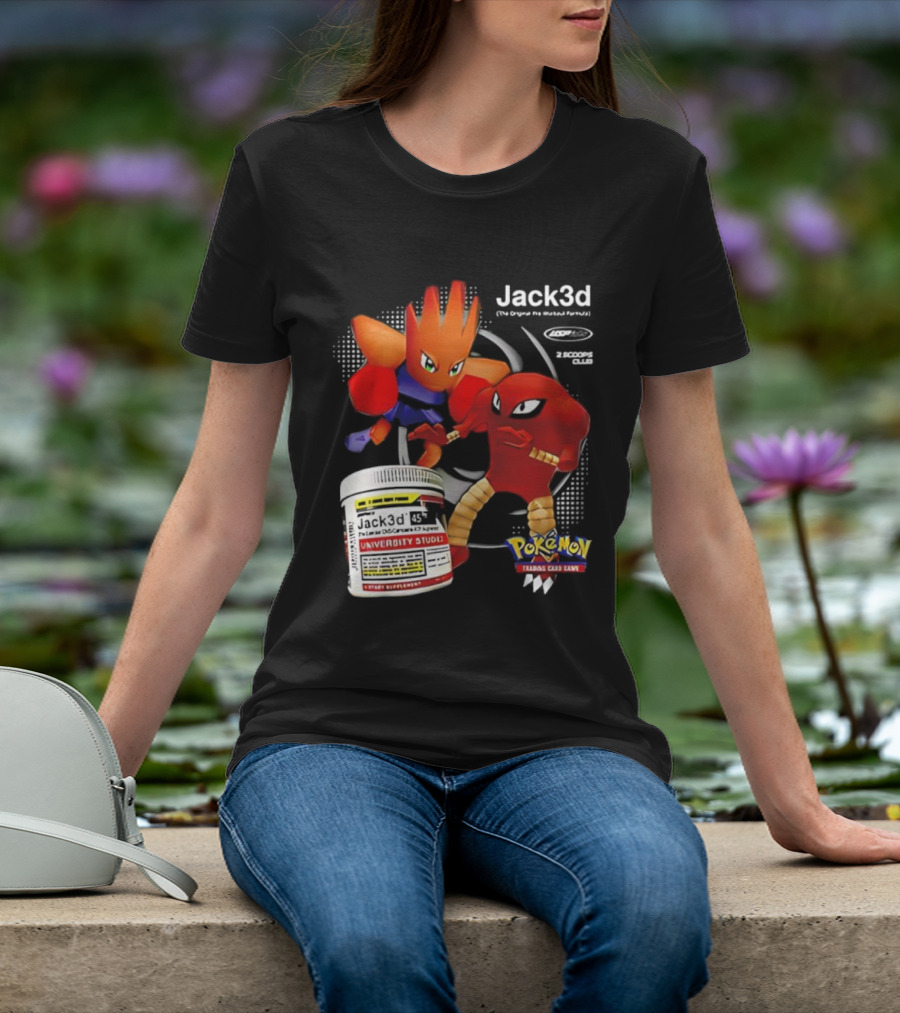 Jack3d Pokémon Hitmonlee Hitmonchan Kanto Original Characters T-Shirt