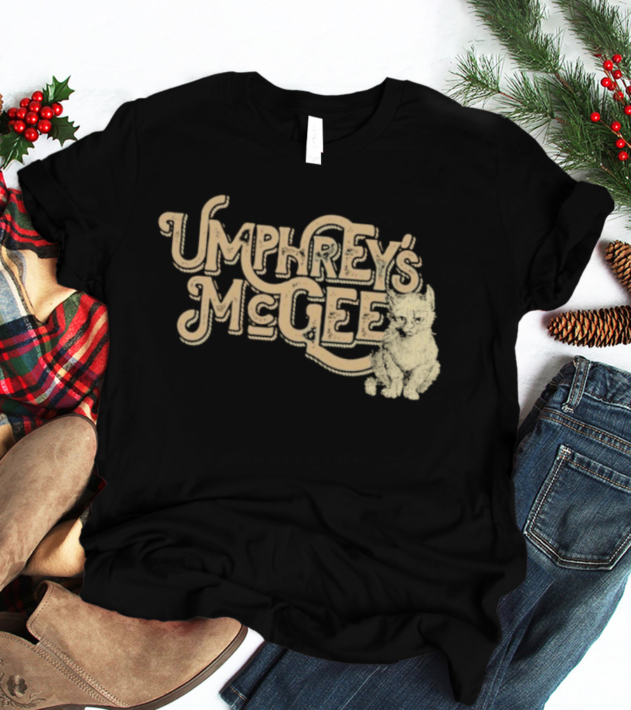 Umphrey’s McGee Nine Lives Cat Vintage Style T-Shirt