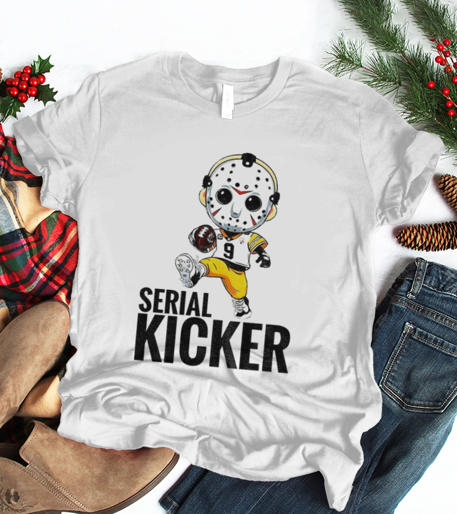 Jason Voorhees Serial Kicker Chris Boswell Pittsburgh Steelers Football NFL 2025 T-Shirt