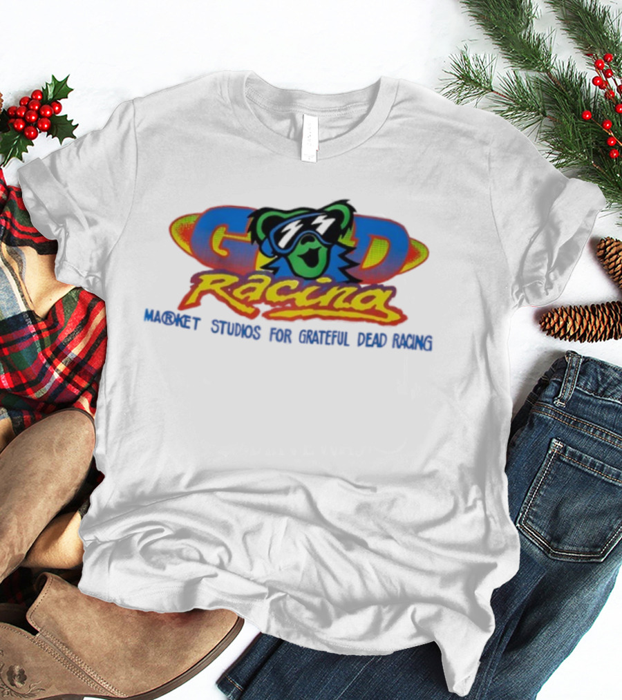 Grateful Dead Racing Market Studios Bear Wearing Sunglasses T-Shirt