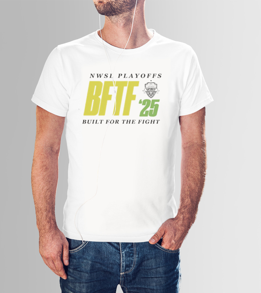NWSL Playoffs 2025 BFTF Built For The Fight Soccer T-Shirt