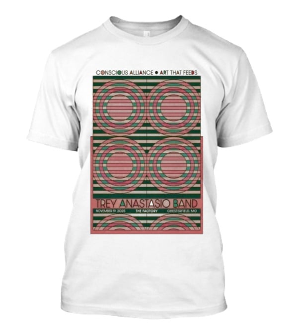 Concord Pavilion Event Trey Anastasio Band Chesterfield MO Nov 19 2025 T-Shirt