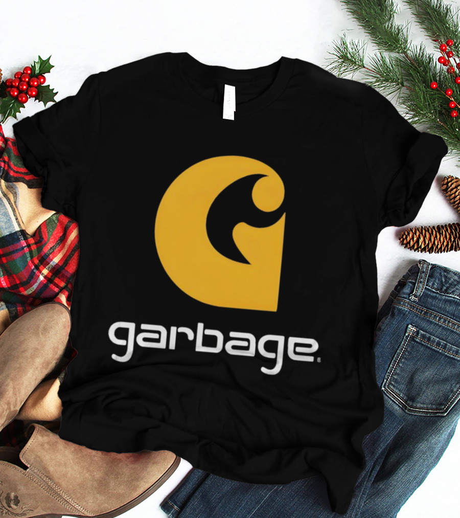 Garbage Icon Yellow G Carhartt Style T-Shirt