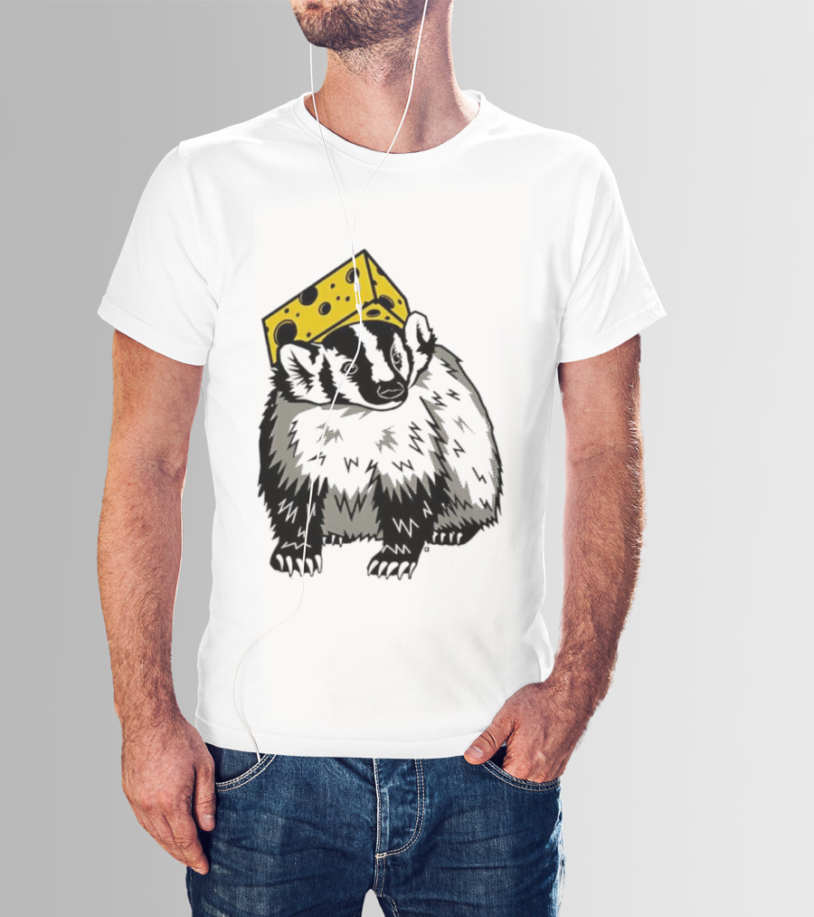 Cheesehead Badger Wisconsin Football Fans T-Shirt