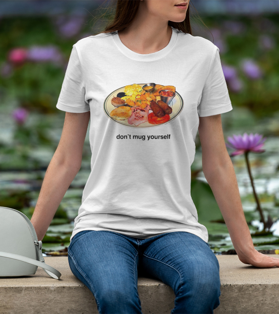 Don’t Yourself Full English Breakfast Classic Plate T-Shirt