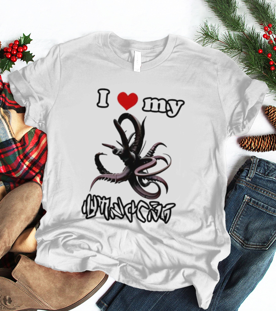 I Love My Tentacle Lovecraft Mythos Cthulhu T-Shirt