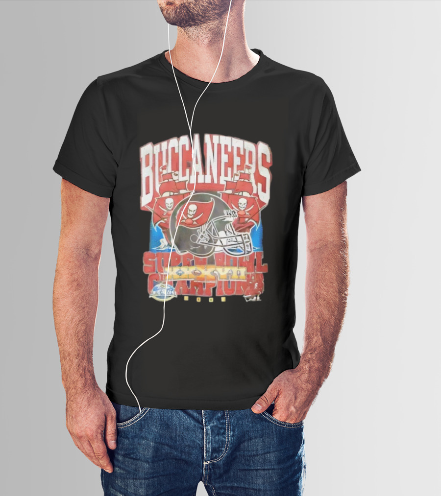 Buccaneers Super Bowl Champions 2025 Luke Goedeke Tampa Bay T-Shirt