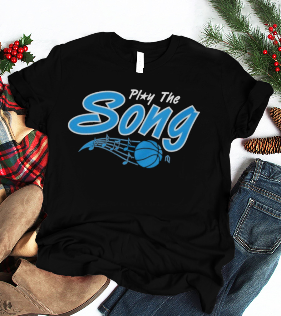 Orlando Magic Play The Song Basketball And Music Notes T-Shirt
