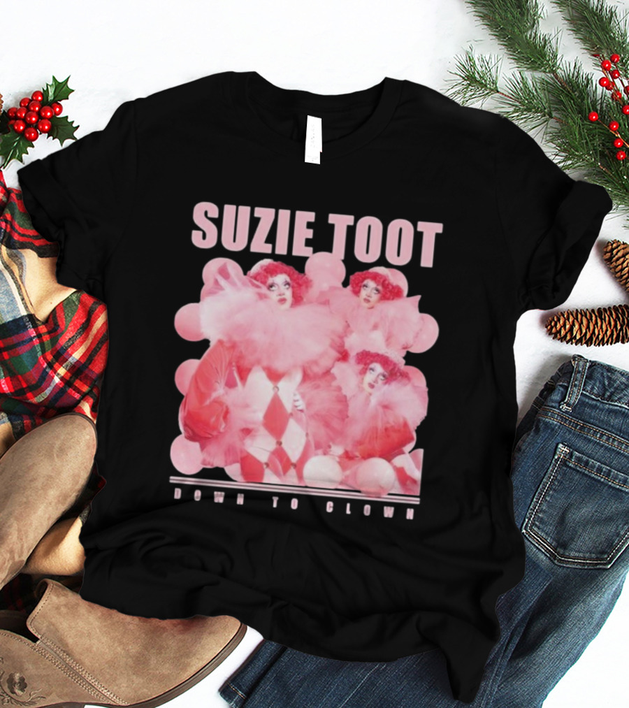 Suzie Toot Down To Clown Pink Balloon Costume Ensemble T-Shirt