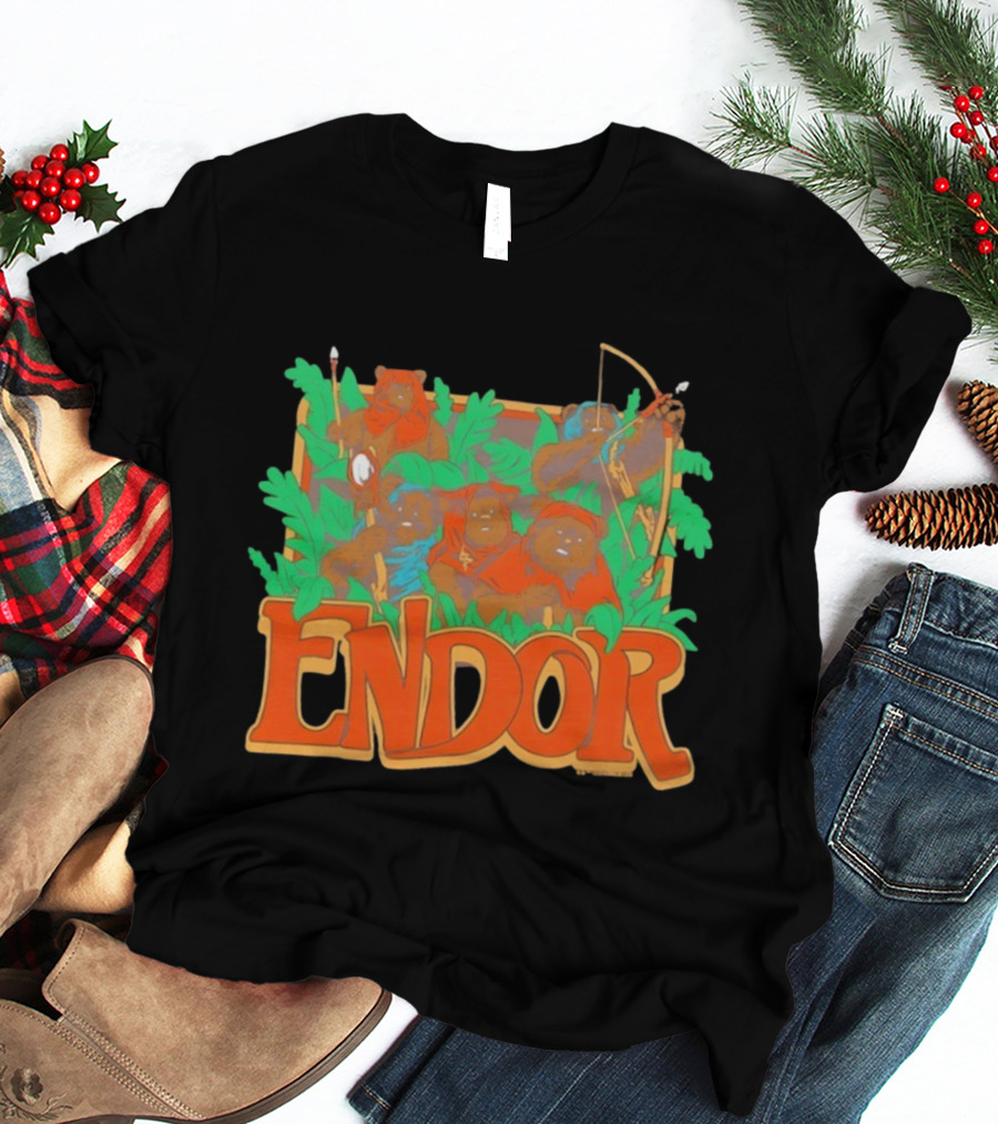 Endor Fierce Tribal People Star Wars Ewoks Adventure T-Shirt