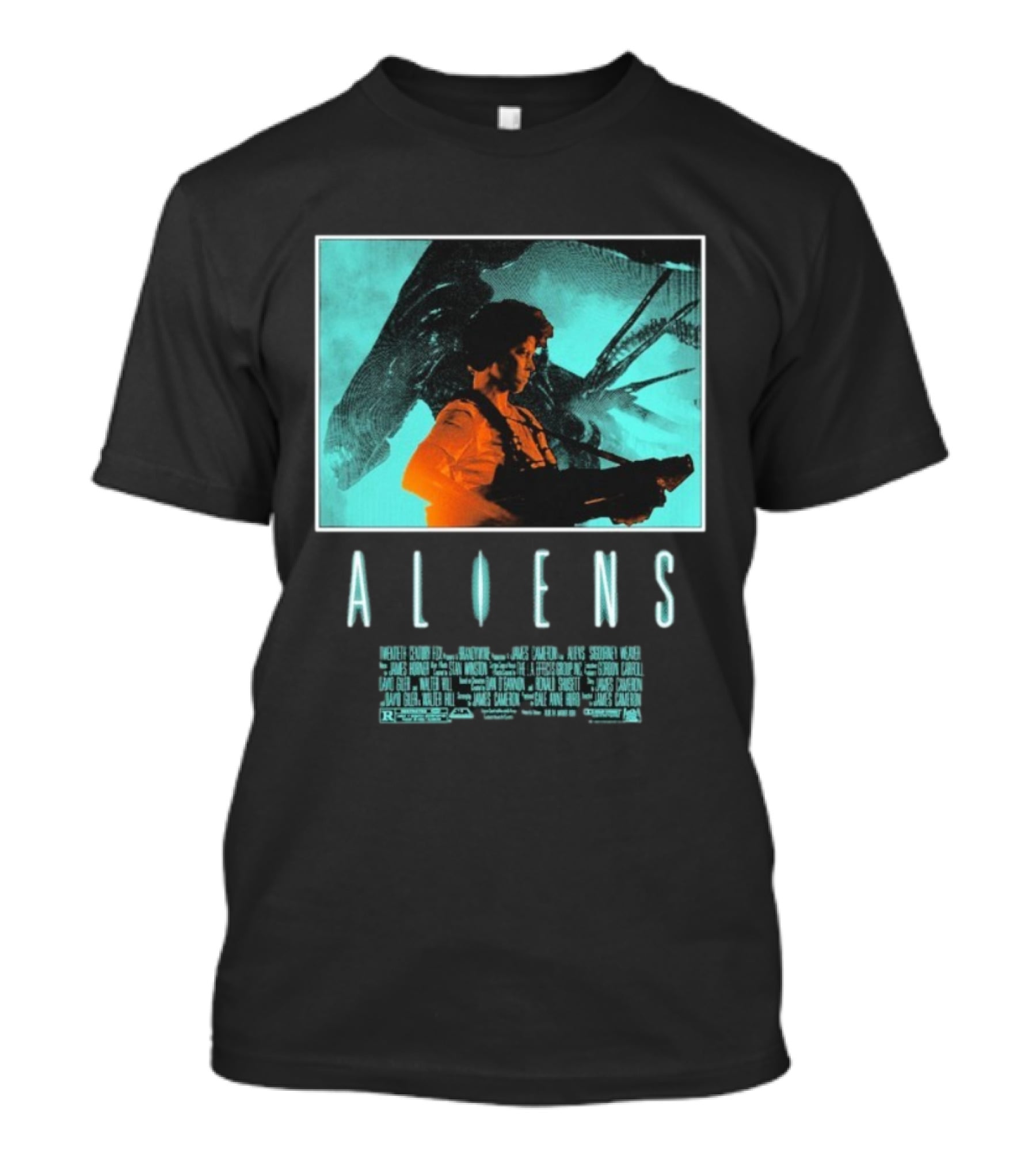 Aliens Ripley Movie Sci-Fi Iconic Art T-Shirt