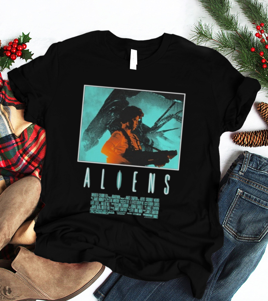 Aliens Ripley Movie Sci-Fi Iconic Art T-Shirt