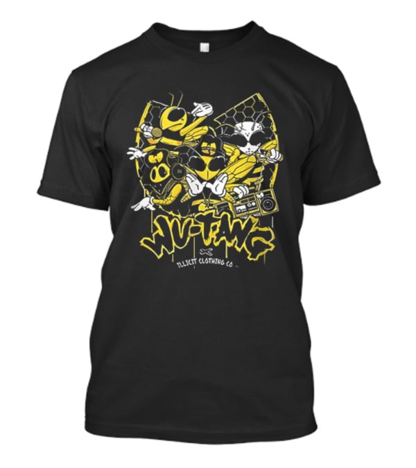 Wu Tang Clan The Final Chamber Black Clothing Co. Bee Mascot T-Shirt